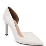 Capone Sabrina Transparent Side Women White Stiletto