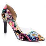 Capone Sabrina Transparent Side Women Paisley Stiletto