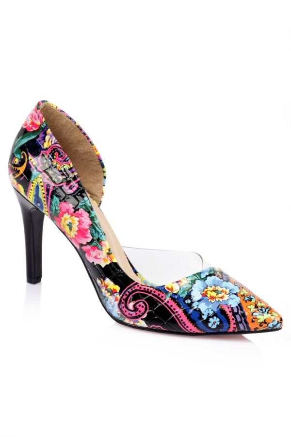 Capone Sabrina Transparent Side Women Paisley Stiletto